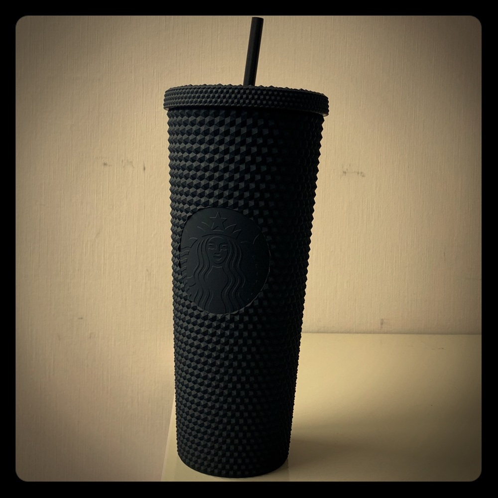 Starbucks Black Geometric Halloween Holiday Cup